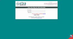 Desktop Screenshot of pfpg.4mybenefits.com