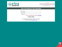 Tablet Screenshot of pfpg.4mybenefits.com